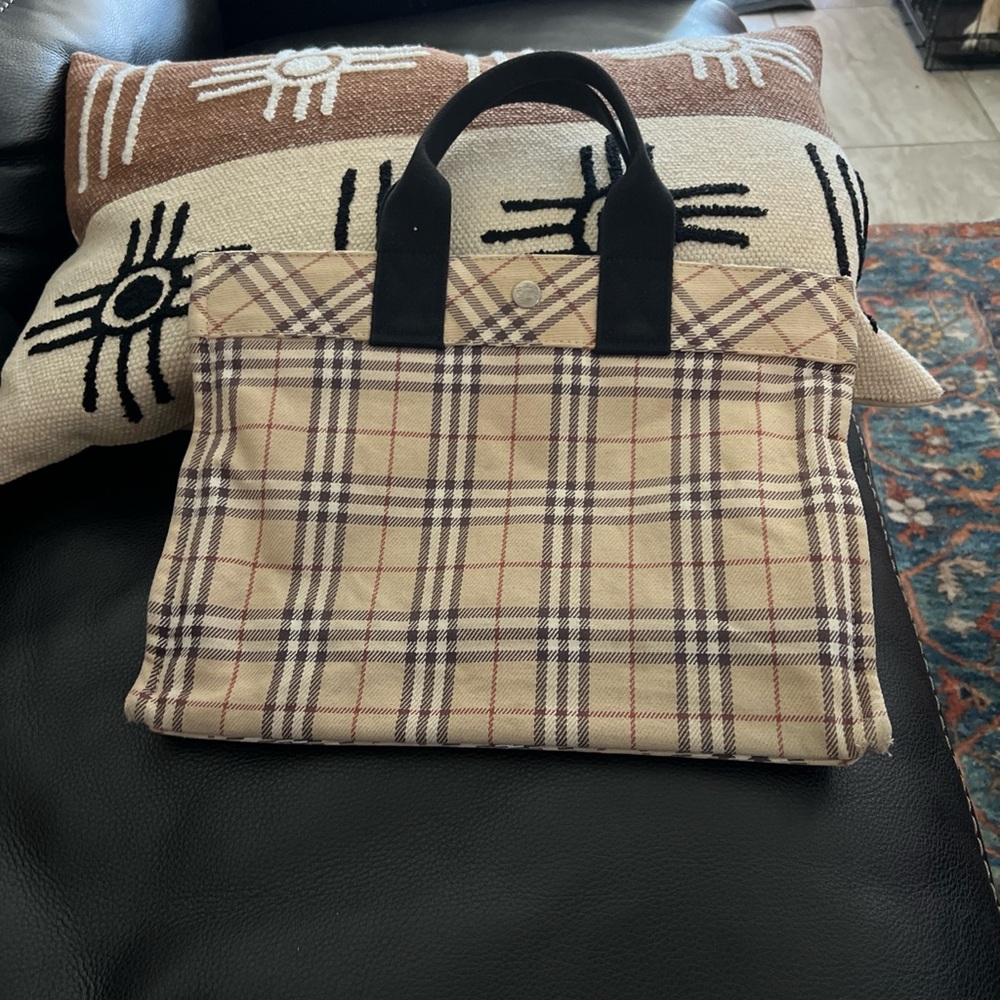Burberry Blue Label Check Tote Bag-COA included - Picture 10 of 16